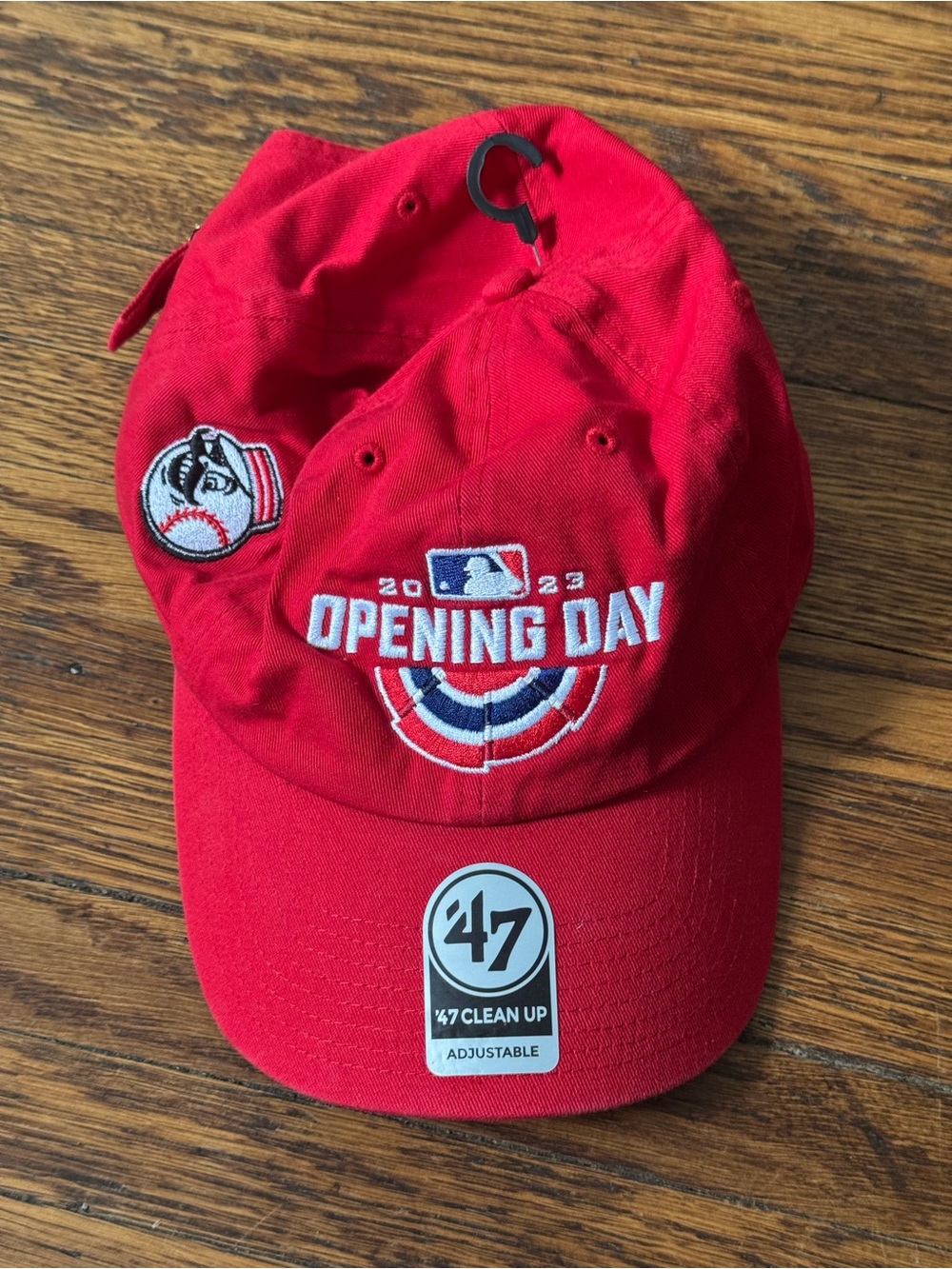 CINCINNATI REDS CLASSIC 47Brand Red MLB Opening Day Baseball Cap. Collectors